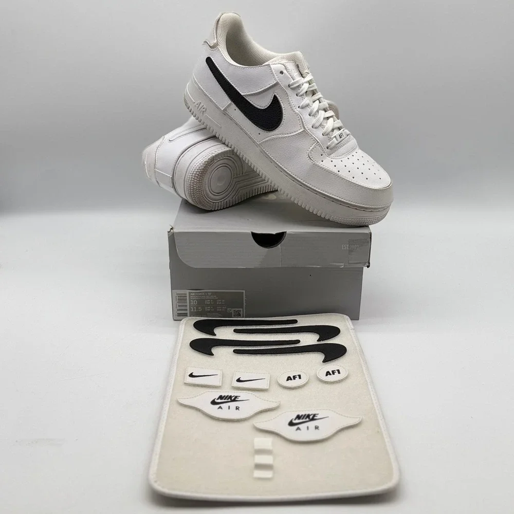 Nike Air Force 1 07 Cosmic Clay White Black CV1758-100 Mens Size 10